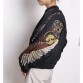 2017 Autumn Women Angel Wing Embroidery Bomber Jacket Rivet Stand Neck Jackets Short Outwear For Women Basic Coats32718426331