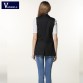 2017 Decoration Vests Female Sleeveless Waistcoat office lady pocket coat Women Fashion Wardrobe waistcoat Slim cotton vest32787834189