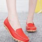 2017 Genuine Leather Wear-resistant Anti-skid Sole Soft Women Casual Shoes 7 Colors Women's Loafers Moccasins Flat Shoes JJ801