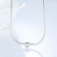 2017 Hot Sale Fashion 45CM Silver Snake Chain Necklace Pendant Fit Original Beads Charms Compatible with Jewelry Gift