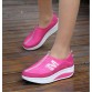 2017 Hot Women Flat Shoes Bodybuilding Shoes Platform Health Lose Weight Woman Zapatos Mujer 3 Colors
