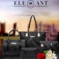 2017 New Fashion Women Handbags Shoulder Bags Leather Top-Handle Bolsas High Quality Female Messenger Pouch Six-piece suit32788289263