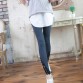 2017 Sexy Casual Women Fitness Cotton Leggings Side Leg Triangle Lace Legging Pants Healthy Active Wear Fitness Trousers