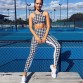 2017 Sexy Women&#39;s Yoga sets Workout Clothes for Girls Sports Vest+Leggings Fitness Suits Charming plover Printing High quality32798624652