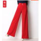 2017 Spring Summer New Middle-Aged Women High Waist Bottoms Sexy Plus Size Casual Wide Leg Pants X12332802903039