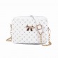2017 Summer Fashion Women Messenger Bags Rivet Chain Shoulder Bag PU Leather Crossbody Quiled Crown bags