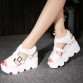 2017 Summer Sandals Shoes Women High Heel Casual Shoes footwear flip flops Open Toe Platform Gladiator Sandals Women Shoes Y48W