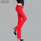 2017 Summer Women Flare Pants Long Skinny Pink Black Candy Colors Flared Pants Trousers Plus Size Bell Bottom Pants For Women