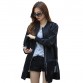2017 Thin Style Mesh Patch Transparent Bomber Jacket Women Spring Fashion Brand Zip Outwear Basic Coat Female long windbreaker32794254650