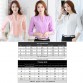 2017 Women Shirts Blouses Long Sleeve Stand Collar Elegant Ladies Chiffon Blouse Tops Fashion Office Work Wear Chemise Femme