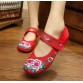 29 Style New Old Peking Women's Shoes Chinese Flat Heel With Flower Embroidery Comfortable Soft Canvas Shoes Plus size 41