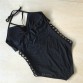 5XL Plus Size Swimwear Women One Piece 2017 Push Up Swimsuit Bandage Swimming Suit For Women Monokini Swim Suits Sexy Bathing