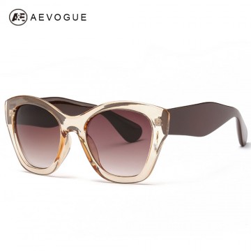 AEVOGUE Newest Butterfly brand Eyewear Fashion sunglasses women hot selling sun glasses High quality Oculos UV400 AE0187