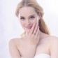 ANFASNI S925 2017 Fashion Jewelry Rings Zirconia Inlayed Blue Stone Square Engagement Rings Bijoux Women Wedding Rings BRI0342-B