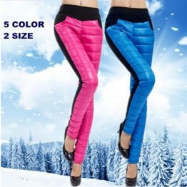 Active wear women Leggings 6 Candy Colors 2016 Winter Leggins Down Pants Women Warm Large Size Trousers Thick Thermal Velvet