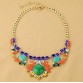 Ahmed Jewelry 2017 New Hot high quality Choker Colorful Gem Necklace Woman Pop Christmas Gift Necklaces & Pendants