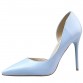 BIGTREE D'Orsay PU Leather 10.5CM Thin Heel Shoes For Women's Party High Pumps Wedding Shoes Women Shoes DS638-5