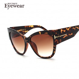 BOUTIQUE New Fashion Cat Eye Sunglasses Women Oversized Steampunk Vintage Sun Glasses For Ladies Retro Brand Designer