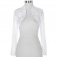 Belle Poque Women Jacket 2017 Casual Long Sleeve Cropped Shrug White Black Lace Wedding Boleros Laides Coats Outerwear Plus Size