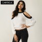 Blouse women Clarisbelle off shoulder top 2017 fashion summer tee shirt femme o-neck full sleeve chiffon shirts women TP055-00132797449243