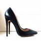 Brand Women Pumps Shoes Woman High Heels Pumps Stilettos Shoes For Women Black High Heels 12CM PU Leather Wedding Shoes B-005132657413118