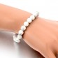CHICVIE Natural Stone Strand Bracelets With Stones Casual Men Jewelry White Beads Bracelets & Bangles for Women 2017