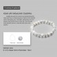 CHICVIE Natural Stone Strand Bracelets With Stones Casual Men Jewelry White Beads Bracelets & Bangles for Women 2017