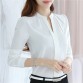 Chiffon blouses New 2017 Spring Women shirt Fashion Casual Long-sleeved chiffon shirt Elegant Slim Solid color plus size blusas