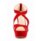 {D&H}Brand Shoes Woman Newest Women&#39;s Pumps Sandals Cross Strap Wedges Heels Sandals Open Toe Gladiator Sandals Gift Socks1657906882