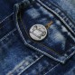 Denim Jacket Women 2017 Yuzi.may Casual New Autumn Coat Long Sleeve Stand Collar Embroider Acid Wash  Short Jackets B9133 Coats32729927446