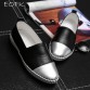 EOFK Brand High Quality Women Genuine Leather Shoes Slip On Flats Handmade Shoes Loafers mocassin flat Women&#39;s shoes Slipony32689109487