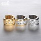 Effie Queen Factory Price Stainless Steel Earrings Pendientes Jewelry 2017 Round Hoop Women or Men Punk Rock Earrings IE01