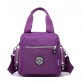 Elegant Black Women's Shoulder Bags Casual Handbag Travel Bag Messenger Cross Body Nylon Bags 