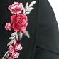 Elegant Chic floral embroidery sexy skirt shorts slim high waist shorts women 2017 casual summer shorts short zipper bottom sale32802656071