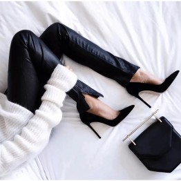 Elegant Women Pumps High Heels Pointed Toe Sexy Women Shoes Soft Women Shoes For Lady High Heel Office Shoes XWC0474-5