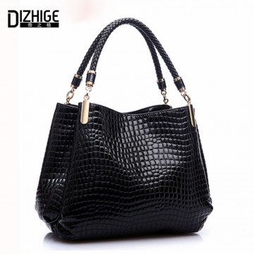 Famous Designer Brand Bags Women Leather Handbags 2016 Luxury Ladies Hand Bags Purse Fashion Shoulder Bags Bolsa Sac Crocodile32596065997
