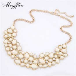 Fashion Statement Necklaces & Pendants for Women Collier Femme 2017 Vintage Maxi Necklace Collares Mujer Kolye Jewelry Bijoux