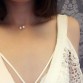 Fashion Transparent Invisible Fishing Line Zircon Pendant Necklace Women 2017 New Jewelry Bijoux Elegannt All Match