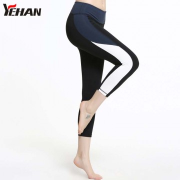 Fitness Pants Women Yoga Pants Side Patchwork Running Elastic Sport Leggings Women ladies workout Tights calzas mujer leggins32762260700
