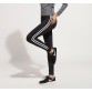 Fitness athleisure women leggings 2017 new arrival striped slim splice black long leggins clothes ladieswear legging ladieswear32661186161