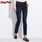 GAREMAY Warm Jeans For Women Thicken Pants Winter Jeans Female Stretch Straight Fashion High Waist Jeans Femme Denim Pants 1540