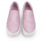 Gamiss Slip on Loafers Shoes Leisure Flats Shoes Snakeskin Casual Female Round Toe Platform Single Shoes Spring  Women Shoes 