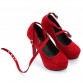 Gamiss Women High-heeled Pumps Platform Sandals Round Toe High Heels Women Shoes Cross Strap Red Bottom Party Wedding Shoes32662734829