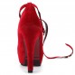 Gamiss Women High-heeled Pumps Platform Sandals Round Toe High Heels Women Shoes Cross Strap Red Bottom Party Wedding Shoes32662734829