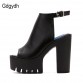Gdgydh Hot Sale European Women Summer Shoes Slingbacks High Heels Sandals Platform Causel Shoes for Party 2017 New Size 35-4032663168434