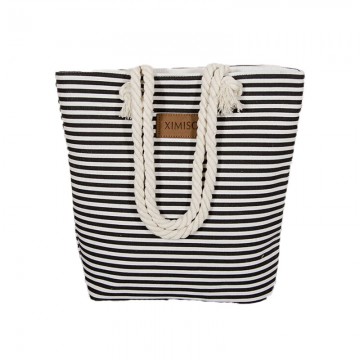 Girl Casual Summer Canvas Shopper Shoulder Bag Striped Beach Bags Large Capacity Tote Women Ladies Casual Shopping Handbag Bolsa32656576783