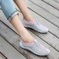 HEFORSHE Women Slip-On Casual Shoes Size 35-40 Women's 2017 Spring Breathable Air Mesh Solid Lazy Loafers Female Flats WXD093