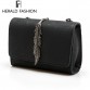 Herald Fashion Leaves Decorated Mini Flap Bag Suede PU Leather Small Women Shoulder Bag Chain Messenger Bag Autumn New Arrival