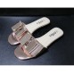 High quality summer slides women butterfly shoes flat slippers for ladies open toe max size 45 43 flip flops black and white 