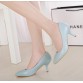 Hot Sales Full Season Daily Women Pumps  7cm High Heels Genuine Leather Classic Office Shoes Size 34-4032216916474